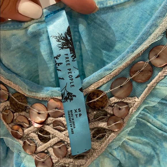 Free People Tie Dye Shell Tank Top - Picture 5 of 6
